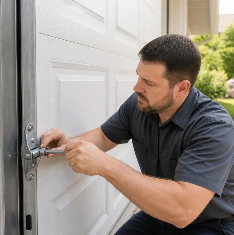 Off Track Door Repair in Callahan